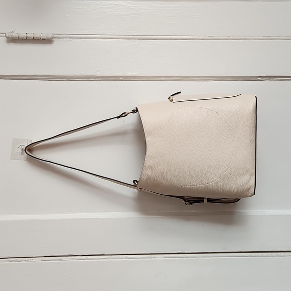 NANETTE LEPORE CHANTILLY BUCKET HOBO BAG NWOT WITH WALLET.
(VEGAN LEATHER). - Picture 6 of 12